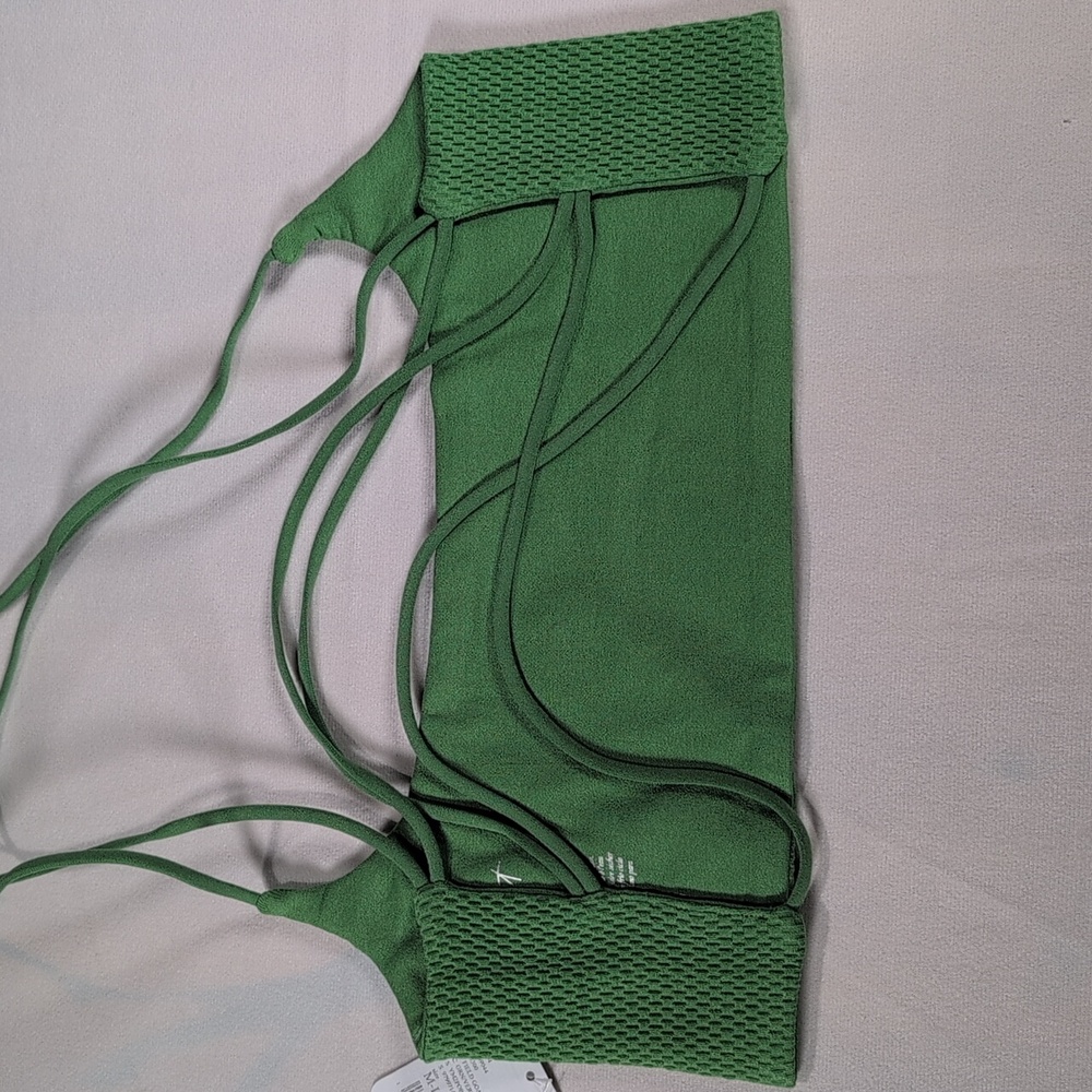 Free People Movement Green Shuffle Bra - Picture 6 of 8